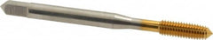 Hertel - #10-32 UNF H4 Thread Limit Plug Thread Forming Tap - High Speed Steel, TiN Finish, 2-3/8" OAL - Exact Tooling
