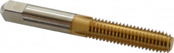 Hertel - 3/8-16 UNC H5 Thread Limit Bottoming Thread Forming Tap - High Speed Steel, TiN Finish, 2-15/16" OAL - Exact Tooling