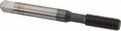 Hertel - 1/4-28 UNF H4 Thread Limit Bottoming Thread Forming Tap - High Speed Steel, TiCN Finish, 2-1/2" OAL - Exact Tooling