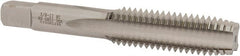 Hertel - 5/8-11 UNC 4 Flute Bright Finish High Speed Steel Straight Flute Standard Hand Tap - Plug, Right Hand Thread, 3-13/16" OAL, H11 Limit, 0.005" Oversize - Exact Tooling