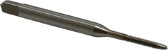 Hertel - #1-64 UNC 3B 2 Flute Bright Finish High Speed Steel Straight Flute Standard Hand Tap - Plug, Right Hand Thread, 1-11/16" OAL, H1 Limit - Exact Tooling