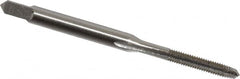 Hertel - #3-56 UNF 2B 3 Flute Bright Finish High Speed Steel Straight Flute Standard Hand Tap - Plug, Right Hand Thread, 1-13/16" OAL, H2 Limit - Exact Tooling