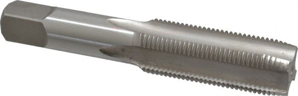 Hertel - 7/8-14 UNF 3B 4 Flute Bright Finish High Speed Steel Straight Flute Standard Hand Tap - Plug, Right Hand Thread, 4-11/16" OAL, H4 Limit - Exact Tooling