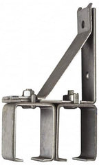 National Mfg. - 300 Lb Capacity, Galvanized, Double Splice Box Rail Bracket - 1-3/4" Long, 8-3/8" High, 4-1/2" Wide - Exact Tooling