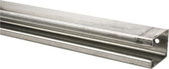 National Mfg. - 12 Ft Long, 450 Lb Capacity, Straight Boxrail - Galvanized, Series 5116 - Exact Tooling