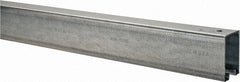 National Mfg. - 6 Ft Long, 450 Lb Capacity, Straight Boxrail - Galvanized, Series 5116 - Exact Tooling