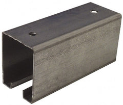 National Mfg. - 8 Ft Long, 450 Lb Capacity, Straight Boxrail - Galvanized, Series 5116 - Exact Tooling