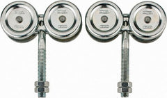 National Mfg. - 2 Piece, Zinc, Box Track Trolley - Use with Square Box Track - Exact Tooling