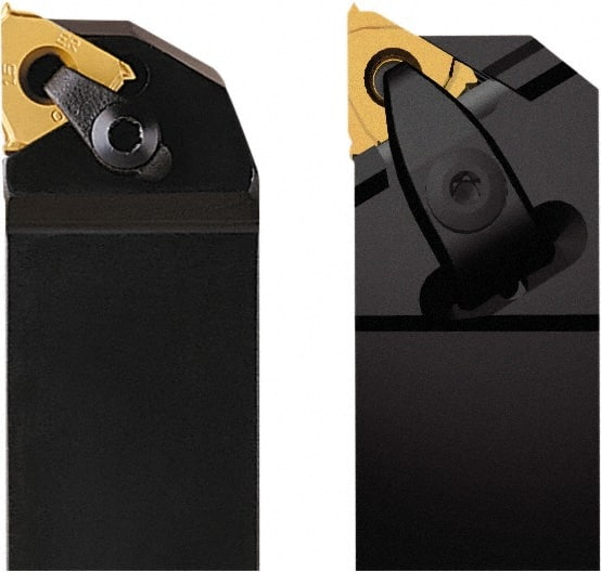 Seco - External Thread, Left Hand Cut, 24.99mm Shank Width x 24.99mm Shank Height Indexable Threading Toolholder - 150.01mm OAL, 22EL Insert Compatibility, CE Toolholder, Series Snap Tap - Exact Tooling