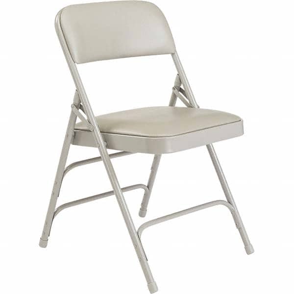 National Public Seating - Folding Chairs Pad Type: Folding Chair w/Vinyl Padded Seat Material: Vinyl; Steel - Exact Tooling