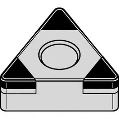 Kennametal - TNGA332 MT Grade KBH20 PCBN Turning Insert - Nano-Composite Finish, 60° Triangle, 3/8" Inscr Circle, 3/16" Thick, 1/32" Corner Radius - Exact Tooling