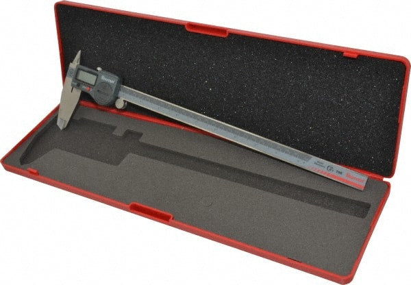Starrett - 0 to 300mm Range, 0.01mm Resolution, IP67 Electronic Caliper - Stainless Steel with 2-1/2" Stainless Steel Jaws, 0.02mm Accuracy, Serial Output - Exact Tooling