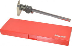 Starrett - 0 to 200mm Range, 0.01mm Resolution, IP67 Electronic Caliper - Stainless Steel with 1-7/8" Stainless Steel Jaws, 0.02mm Accuracy, Serial Output - Exact Tooling
