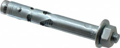 Powers Fasteners - 5/16" Diam, 5/16" Drill, 2-1/2" OAL, 1/2" Min Embedment Sleeve Concrete Anchor - 1018 Steel, Hex Nut Head, Hex Drive - Exact Tooling