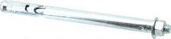 Powers Fasteners - 1/2" Diam, 1/2" Drill, 6" OAL, 1-1/4" Min Embedment Sleeve Concrete Anchor - 1018 Steel, Hex Nut Head, Hex Drive - Exact Tooling