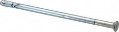 Powers Fasteners - 1/4" Diam, 1/4" Drill, 5-1/4" OAL, Sleeve Concrete Anchor - 1018 Steel, Flat Head, Combination Slotted/Phillips Drive - Exact Tooling