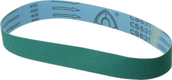 Metabo - 1-1/2" Wide x 30" OAL, 80 Grit, Ceramic Abrasive Belt - Ceramic, Coated - Exact Tooling