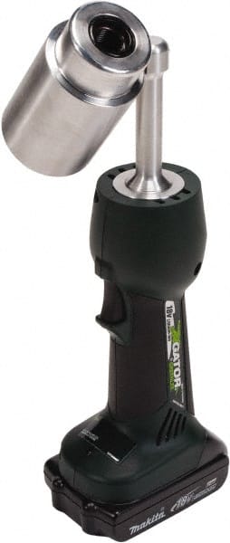 Greenlee - 7 Piece, 6" Punch Hole Diam, Hydraulic Standard Punch Kit - Round Punch, 14 Gage Mild Steel - Exact Tooling