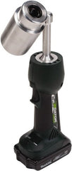 Greenlee - 12 Piece, 1/2-2" Punch Hole Diam, Hydraulic Standard Punch Kit - Round Punch, 14 Gage Mild Steel - Exact Tooling