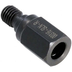 Techniks - Drill Adapters Shank Type: Threaded Shank Type: Straight Shank w/ Flat Adapter - Exact Tooling