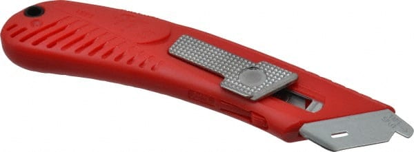PHC - Springback Safety Cutter - 1-11/16" Steel Blade, Red ABS Handle, 1 Blade Included - Exact Tooling