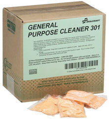 Ability One - All-Purpose Cleaners & Degreasers; Type: Cleaner ; Container Type: Packet ; Container Size: 0.5 oz. ; Scent: Lemon ; Form: Liquid Concentrate - Exact Tooling