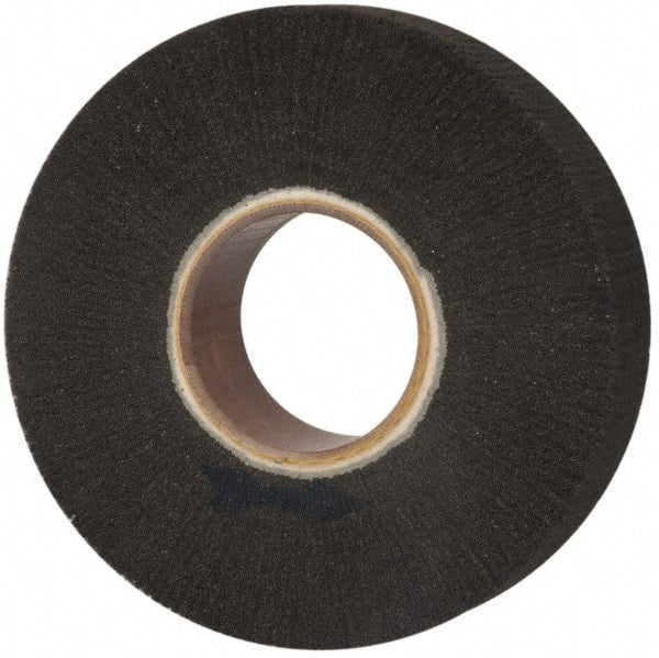 Brite Star - 8" Diam 220 Grit Silicon Carbide Unmounted Flap Wheel - 3" Hole, 2" Wide, Density 7, Coated, Grade Very Fine, 3,200 Max RPM - Exact Tooling