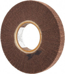 Brite Star - 8" Diam 180 Grit Aluminum Oxide Unmounted Flap Wheel - 3" Hole, 1" Wide, Density 7, Coated, Grade Fine, 3,200 Max RPM - Exact Tooling