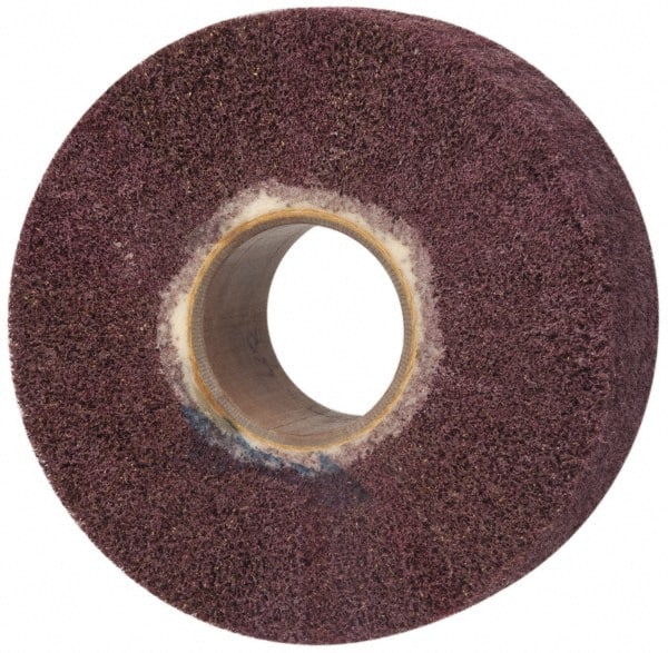 Brite Star - 6" Diam 120 Grit Aluminum Oxide Unmounted Flap Wheel - 2" Hole, 2" Wide, Density 5, Coated, Grade Medium, 3,400 Max RPM - Exact Tooling