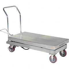 Vestil - 2,000 Lb Capacity Hydraulic Scissor Lift - 15" to 39" Lift Height, 47" Platform Length x 24" Platform Width - Exact Tooling