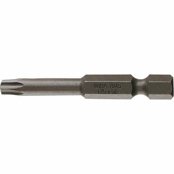 Wiha - T30 Power Bit - 1/4" Drive, 2" OAL - Exact Tooling