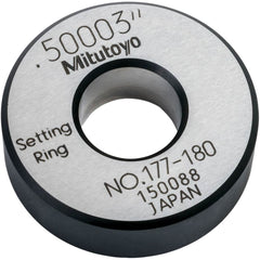Mitutoyo - 0.5" ID x 1.26" OD Setting Ring - Exact Tooling