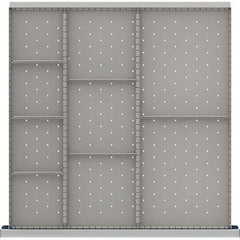LISTA - 9-Compartment Drawer Divider Layout for 3.15" High Drawers - Exact Tooling