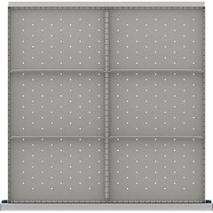 LISTA - 6-Compartment Drawer Divider Layout for 3.15" High Drawers - Exact Tooling