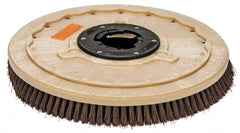 PRO-SOURCE - 20" Diam Stripping Brush - 20" Machine, 1-1/2" Trim Length, Black Pad, Silicone Carbide & Nylon - Exact Tooling