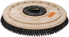 PRO-SOURCE - 18" Diam Scrubbing Brush - 18" Machine, 1-1/2" Trim Length, Black Pad, Polypropylene - Exact Tooling