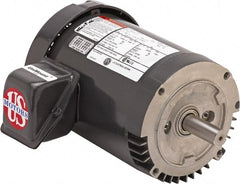 US Motors - 7-1/2 hp, TEFC Enclosure, No Thermal Protection, 3,520 RPM, 208-230/460 Volt, 60 Hz, Three Phase Premium Efficient Motor - Size 213 Frame, C-Face Mount, 1 Speed, Double Shielded Ball Bearings, 20.6-18.4/9.2 Full Load Amps, F Class Insulation - Exact Tooling