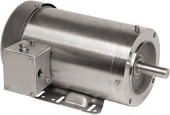 US Motors - 2 hp, TEFC/C-Face with Base Enclosure, No Thermal Protection, 1,750 RPM, 208-230/460 Volt, 60 Hz, Three Phase Premium Efficient Motor - Exact Tooling