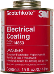 3M - 15 oz Can Brown Butyl Rubber Joint Sealant - 72°F Max Operating Temp, 12 min Tack Free Dry Time, Series 14853 - Exact Tooling