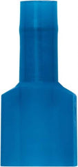 3M - 16 to 14 AWG, Vinyl, Partially Insulated, Female Wire Disconnect - 1/4 Inch Wide Tab, Blue, RoHS 2011/65/EU Compliant - Exact Tooling