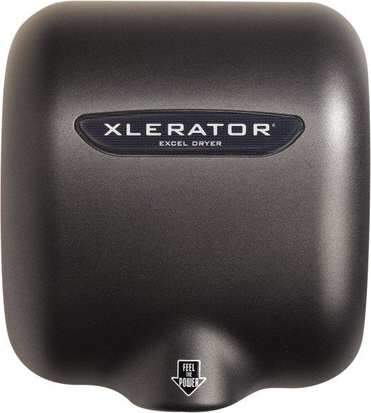 Excel Dryer - 1500 Watt Graphite & Zinc Die-Cast Finish Electric Hand Dryer - 100/120 Volts, 12.5 Amps, - Exact Tooling