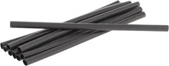 3M - 6" Long, 2:1, Polyolefin Heat Shrink Electrical Tubing - Black - Exact Tooling