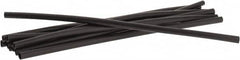 3M - 6" Long, 2:1, Polyolefin Heat Shrink Electrical Tubing - Black - Exact Tooling