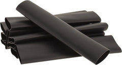 3M - 6" Long, 2:1, Polyolefin Heat Shrink Electrical Tubing - Black - Exact Tooling