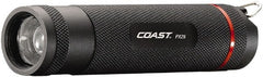 Coast Cutlery - White LED Bulb, 275 Lumens, Industrial/Tactical Flashlight - Black Aluminum Body, 3 AAA Alkaline Batteries Included - Exact Tooling