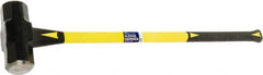 Ability One - 20 Lb Head, Sledge Hammer - Steel Head, Fiberglass Handle - Exact Tooling