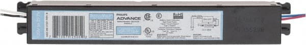 Philips Advance - 1 Lamp, 120-277 Volt, 0.11 Amp, 0 to 39 Watt, Instant Start, Electronic, Nondimmable Fluorescent Ballast - 0.88 Ballast Factor, T8 Lamp - Exact Tooling