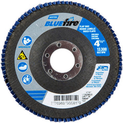 ‎4-1/2 × 7/8″ BlueFire Fiberglass HD Flat Flap Disc Type 27 P36 Grit R884P1 Zirconia Alumina - Exact Tooling