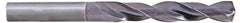Accupro - 7.5mm 140° Solid Carbide Jobber Drill - AlTiN Finish, Right Hand Cut, 96mm OAL - Exact Tooling