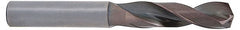 Accupro - 12.5mm 140° Solid Carbide Screw Machine Drill Bit - AlTiN Finish, Right Hand Cut, 46.9mm Flute Length, 102mm OAL, Through Coolant - Exact Tooling